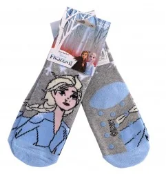 Disney Frozen Παιδικές Αντιολισθητικές Κάλτσες πετσετέ (HU0636Grey) - Κάλτσες χειμωνιάτικες - αντιολισθητικές κορίτσι