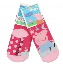 Peppa Pig Παιδικές Αντιολισθητικές Κάλτσες πετσετέ (HU0666) - Κάλτσες χειμωνιάτικες - αντιολισθητικές κορίτσι