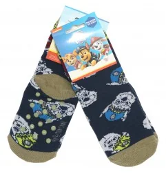 Paw Patrol Παιδικές Αντιολισθητικές Κάλτσες πετσετέ (VH0634 navy) - Κάλτσες χειμωνιάτικες - αντιολισθητικές αγόρι