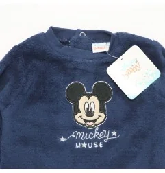 Disney Baby Mickey Mouse Βρεφική Μπλουζα Fleece Coral (TH0081 Navy)