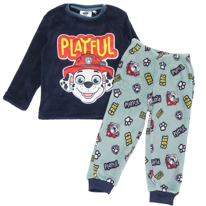 Paw Patrol Πιτζάμα Για Αγόρια Fleece Coral (HW2138 navy) Paw Patrol Πιτζάμα Για Αγόρια Fleece Coral (HW2138 navy)