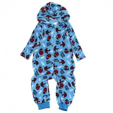 Marvel Spiderman ολόσωμη πιτζάμα fleece coral για αγόρια (HW2158 blue) Marvel Spiderman ολόσωμη πιτζάμα fleece coral για αγόρια (HW2158 blue)