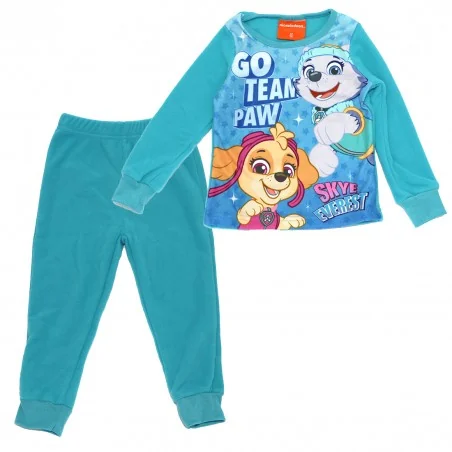 Paw Patrol Παιδική Πιτζάμα Fleece για κορίτσια (PAW 52 04 1960 W POLAR) - Χειμωνιάτικες / εποχιακές πιτζάμες