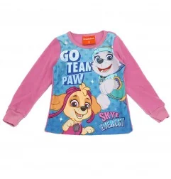Paw Patrol Παιδική Πιτζάμα Fleece για κορίτσια (PAW 52 04 1960 W POLAR pink) - Χειμωνιάτικες / εποχιακές πιτζάμες