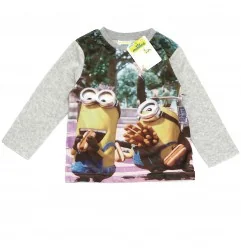 Minions Παιδική Πιτζάμα Βελουτέ για αγόρια (PH2109)