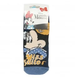 Disney Minnie Mouse Παιδικές Αντιολισθητικές Κάλτσες πετσετέ (VH0650 navy)