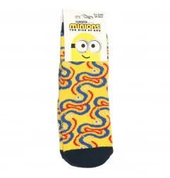 Minions Παιδικές Αντιολισθητικές Κάλτσες πετσετέ (VH0626 yellow)