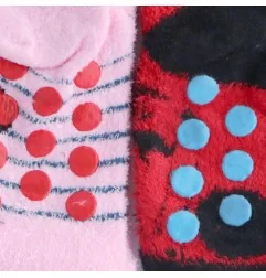 Miraculous Ladybug Παιδικές χνουδωτές Αντιολισθητικές κάλτσες σετ 2 (HS0746) - Κάλτσες χειμωνιάτικες - αντιολισθητικές κορίτσι