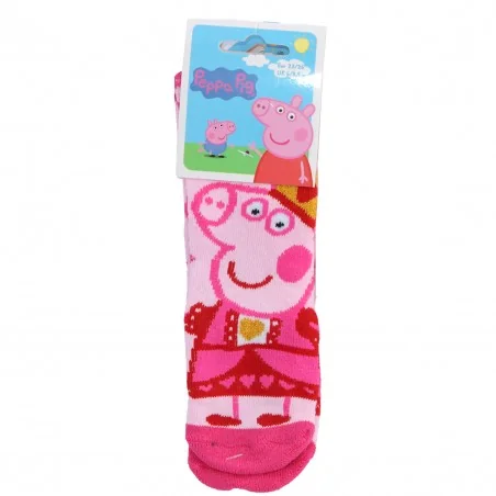 Peppa Pig Παιδικές Αντιολισθητικές Κάλτσες πετσετέ (HU0639)
