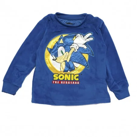 Sonic Παιδική Πιτζάμα Βελουτέ για αγόρια (SONIC M 52 04 086 VELOUR)