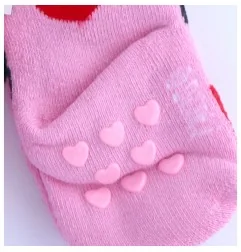Βρεφικές Αντιολισθητικές Κάλτσες Disney Baby Minnie Mouse - Ροζ Πετσετέ (HS5696.I00) - Βρεφικές Κάλτσες κορίτσι