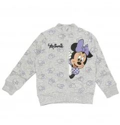 Disney Minnie Mouse παιδική ζακέτα φούτερ για κορίτσια (DIS MF 52 18 B201 W grey) - Ζακέτες