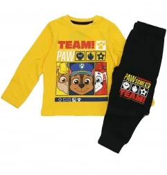 Paw Patrol Βαμβακερή πιτζάμα για αγόρια (PAW 52 04 2385 yellow) - Χειμωνιάτικες / εποχιακές πιτζάμες
