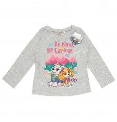 Paw Patrol Μακρυμάνικο Μπλουζάκι για κορίτσια (PAW 52 02 2038 grey) - Μπλουζάκια Μακρυμάνικα (μακό)
