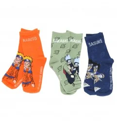 Naruto παιδικές κάλτσες σετ 3 ζευγάρια (NAR 52 34 010 3-PACK) - Κάλτσες κανονικές αγόρι