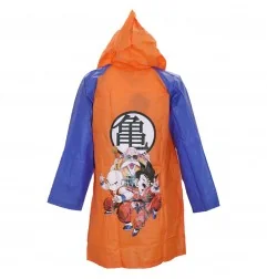 Παιδικό Αδιάβροχο Παλτό για Αγόρι Dragon Ball – Πορτοκαλί με Μπλε Μανίκια (DB 52 28 005)