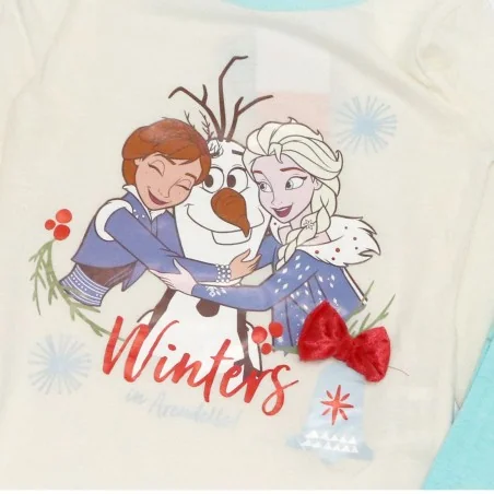 Disney Frozen παιδική χριστουγεννιάτικη πιτζάμα για κορίτσια (VH2027) Disney Frozen παιδική χριστουγεννιάτικη πιτζάμα για κορίτσια (VH2027)