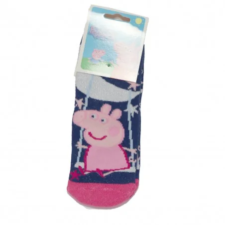 Peppa Pig Παιδικές Αντιολισθητικές Κάλτσες πετσετέ (HU0666 Navy)