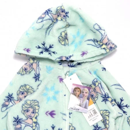 Disney Frozen ολόσωμη πιτζάμα fleece coral για κορίτσια (HW2009)