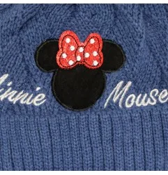 Disney Minnie Mouse Χειμωνιάτικο Σετ Σκουφάκι, κασκόλ λαιμό (HS4052NAVY) - Σκούφοι-Γάντια -Κασκόλ