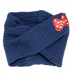 Disney Minnie Mouse Χειμωνιάτικο Σετ Σκουφάκι, κασκόλ λαιμό (HS4052NAVY) - Σκούφοι-Γάντια -Κασκόλ