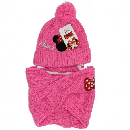 Disney Minnie Mouse Χειμωνιάτικο Σετ Σκουφάκι, κασκόλ λαιμό (HS4052) Disney Minnie Mouse Χειμωνιάτικο Σετ Σκουφάκι, κασκόλ λαιμό (HS4052)