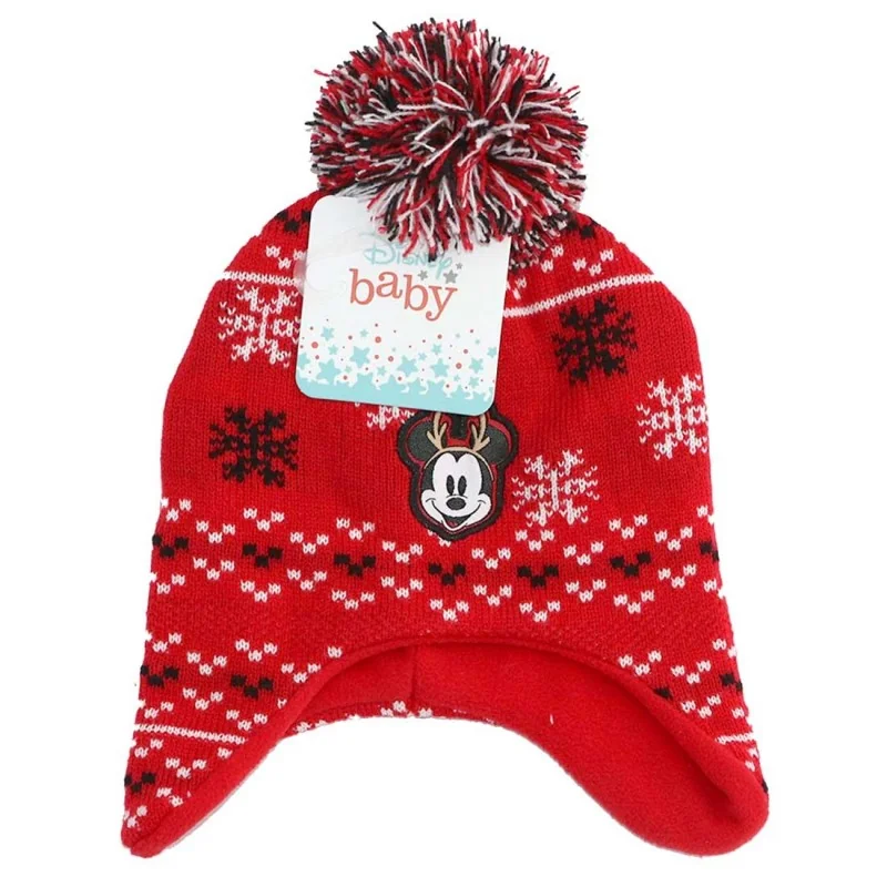 Disney Baby Mickey Mouse Βρεφικό Πλεκτό Σκουφάκι με Επένδυση & Πομ Πόν - Κόκκινο (Xmas Edition) (DIS BMB 51 39 9916) Disney Baby Mickey Mouse Βρεφικό Πλεκτό Σκουφάκι με Επένδυση & Πομ Πόν - Κόκκινο (Xmas Edition) (DIS BMB 51 39 9916)