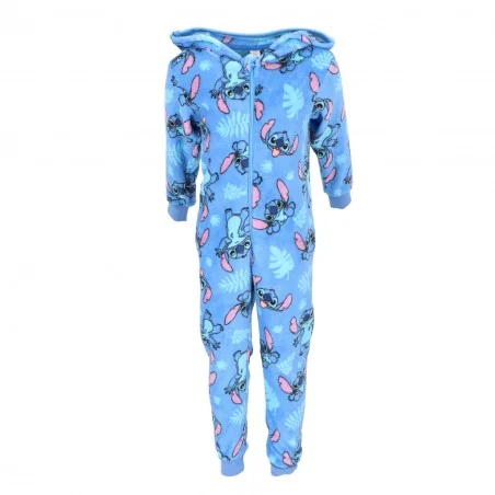 Disney Lilo & Stitch Παιδική Ολόσωμη Πιτζάμα Fleece Coral (TWOSIE-LILO-G) - Ολόσωμες Πιτζάμες