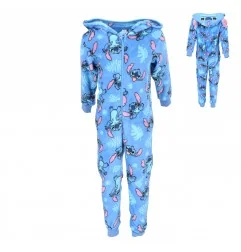 Disney Lilo & Stitch Παιδική Ολόσωμη Πιτζάμα Fleece Coral (TWOSIE-LILO-G) - Ολόσωμες Πιτζάμες