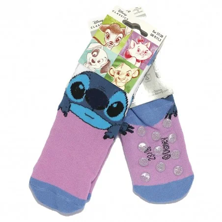 Disney Lilo & Stitch Παιδικές Αντιολισθητικές Κάλτσες πετσετέ (HW0695) - Κάλτσες χειμωνιάτικες - αντιολισθητικές κορίτσι