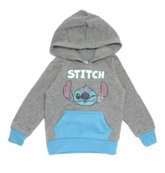 Disney Lilo & Stitch Χειμωνιάτικη Μπλούζα Φούτερ για αγόρια (LIL23-2932 GREY) - Μπλούζες φούτερ