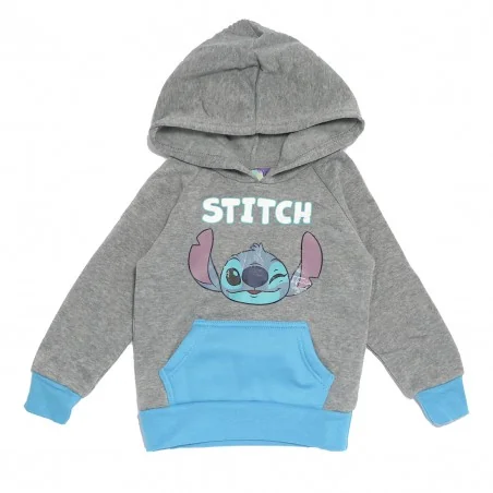 Disney Lilo & Stitch Χειμωνιάτικη Μπλούζα Φούτερ για αγόρια (LIL23-2932 GREY) - Μπλούζες φούτερ