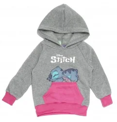 Disney Lilo & Stitch Χειμωνιάτικη Μπλούζα Φούτερ για κορίτσια (LIL23-2933 GREY) - Μπλούζες φούτερ