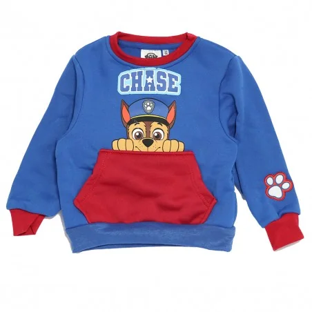 Paw Patrol Χειμωνιάτικη Μπλούζα Φούτερ για αγόρια (PAW22-2522 BLUE)