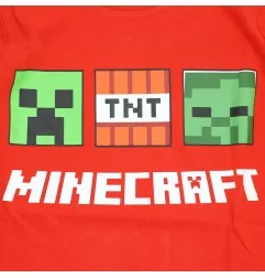 Minecraft μακρυμάνικο μπλουζάκι για αγόρια (FKC43779RED)