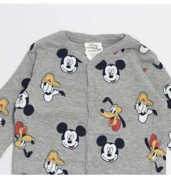 Disney Baby Mickey Mouse & Friends Βρεφικό Ολόσωμο Φορμάκι - Γκρι (ARJ165343)