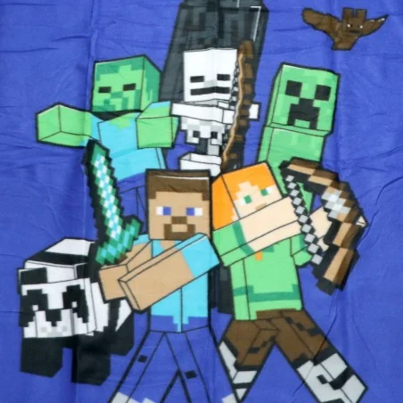 Minecraft Παιδική Κουβέρτα Fleece 110x140εκ (MC003)