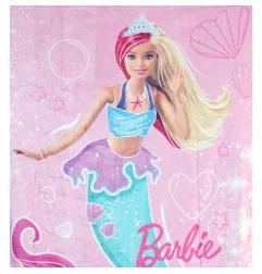 Barbie Παιδική Κουβέρτα Fleece Coral 130x170εκ (BARB235021)