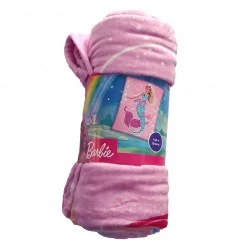 Barbie Παιδική Κουβέρτα Fleece Coral 130x170εκ (BARB235021) - Disney/ ήρωες