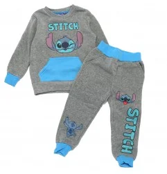 Disney Lilo & Stitch Παιδικό Χειμωνιάτικο Σετ Φόρμας για αγόρια (LIL23-0157Grey) - Φόρμες