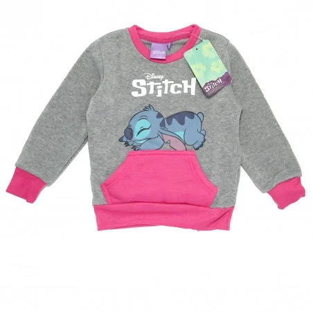 Disney Lilo & Stitch Παιδικό Χειμωνιάτικο Σετ Φόρμας για κορίτσια (LIL23-0162GREY)