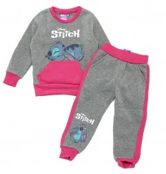 Disney Lilo & Stitch Παιδικό Χειμωνιάτικο Σετ Φόρμας για κορίτσια (LIL23-0162GREY) - Φόρμες