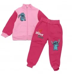 Disney Lilo & Stitch Παιδικό Χειμωνιάτικο Σετ Φόρμας για κορίτσια (LIL23-0163pink) - Φόρμες