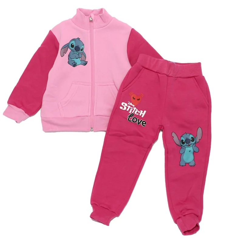 Disney Lilo & Stitch Παιδικό Χειμωνιάτικο Σετ Φόρμας για κορίτσια (LIL23-0163pink) Disney Lilo & Stitch Παιδικό Χειμωνιάτικο Σετ Φόρμας για κορίτσια (LIL23-0163pink)