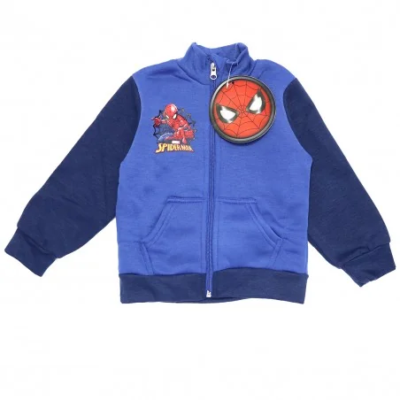 Spiderman Παιδικό Χειμωνιάτικο Σετ Φόρμας για αγόρια (SPI23-2779Blue)