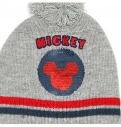 Βρεφικό Χειμωνιάτικο Σετ Disney Baby Mickey Mouse – Σκουφάκι & Κασκόλ (100% Fleece) (RH4332) - Σκούφοι/ Καπέλα