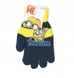 Minions γάντια για αγόρια σετ 2 ζευγάρια (PH4223Blue)