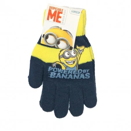 Minions γάντια για αγόρια σετ 2 ζευγάρια (PH4223Blue)