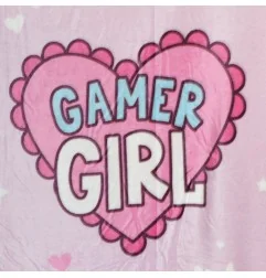 Gamer Girl Κουβέρτα Fleece Coral 130x170εκ (KNL236020)