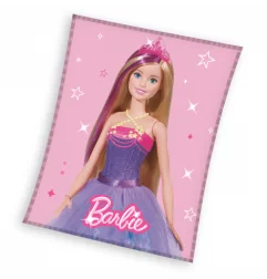 Barbie Παιδική Κουβέρτα Fleece Coral 150x200εκ (BARB234001)